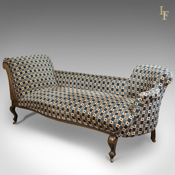 Antique Chaise Longue, Edwardian Day Bed, English c.1910 - London Fine Antiques