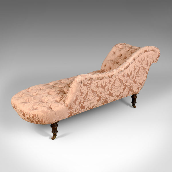 Antique Chaise Longue, English, Victorian, Day Bed, Mahogany Circa 1880 - London Fine Antiques