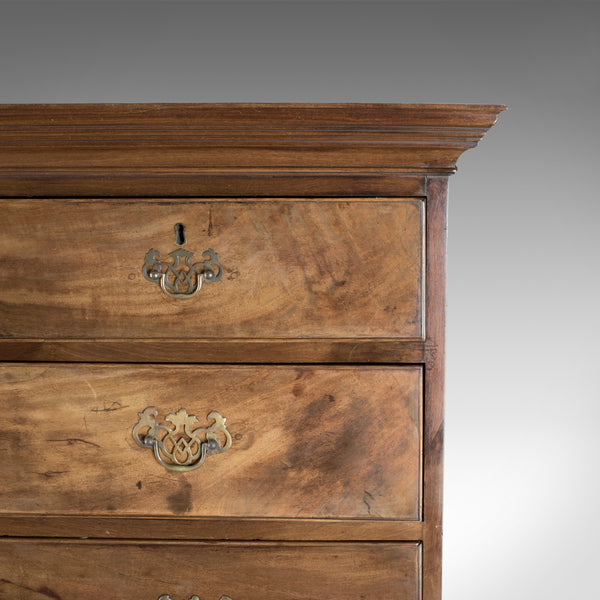 Antique, Chest On Chest of Drawers, English, Tall Boy, Mahogany, Circa 1780 - London Fine Antiques