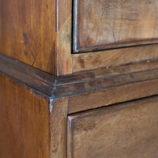 Antique, Chest On Chest of Drawers, English, Tall Boy, Mahogany, Circa 1780 - London Fine Antiques