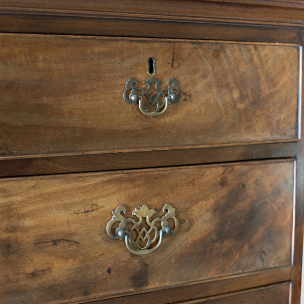 Antique, Chest On Chest of Drawers, English, Tall Boy, Mahogany, Circa 1780 - London Fine Antiques