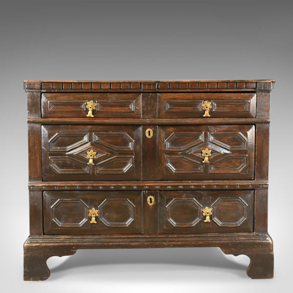 Antique Chest of Drawers, 17th Century and Later, English Oak, Circa 1690 - London Fine Antiques