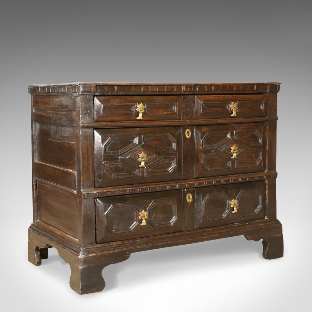Antique Chest of Drawers, 17th Century and Later, English Oak, Circa 1690 - London Fine Antiques