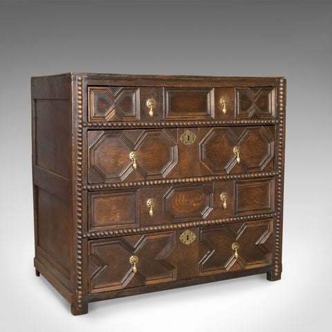 Antique Chest of Drawers, English, Oak, Late 17th Century, Circa 1690 - London Fine Antiques