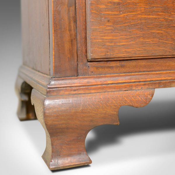 Antique Chest of Drawers, Oak, English, Georgian, Tallboy, 18th Century c.1780 - London Fine Antiques