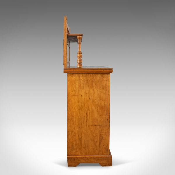 Antique Chiffonier Sideboard, English, Oak, Credenza Buffet Cabinet, Circa 1880 - London Fine Antiques
