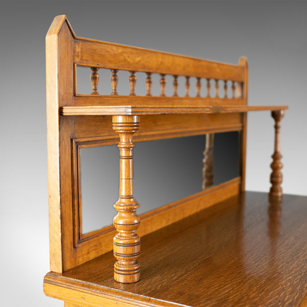 Antique Chiffonier Sideboard, English, Oak, Credenza Buffet Cabinet, Circa 1880 - London Fine Antiques