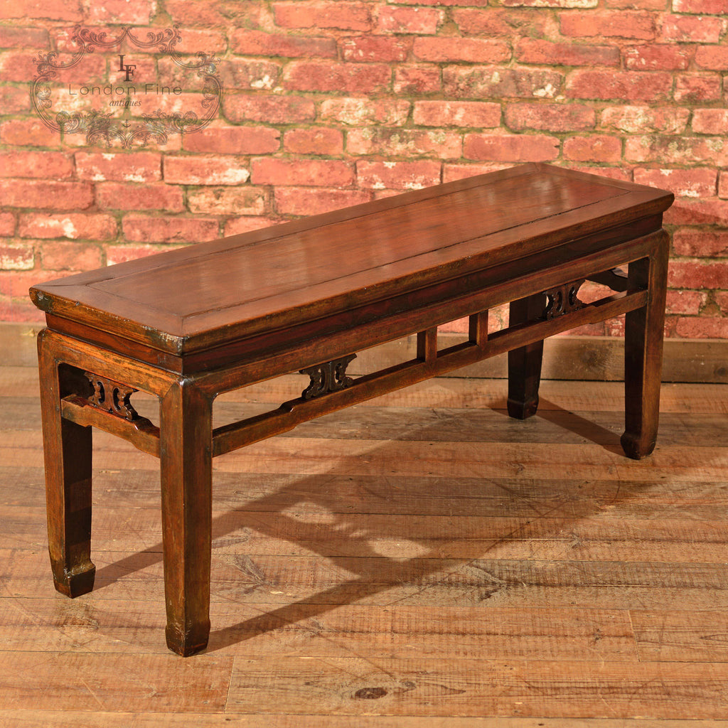 Antique Chinese Bench, c.1900 - London Fine Antiques