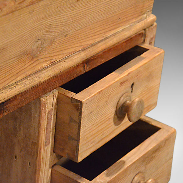 Antique Clerks Desk, English, Victorian Pine Bureau Late 19th Century Circa 1900 - London Fine Antiques