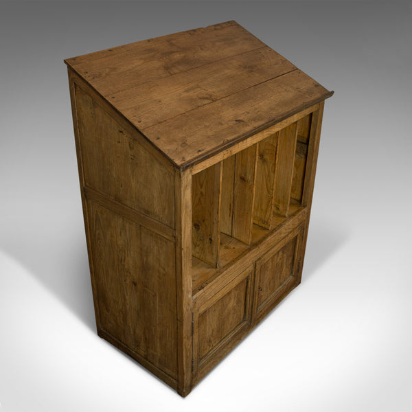 Antique Clerks Standing Desk, Victorian, Pine, Writing Table, Lectern c1890 - London Fine Antiques