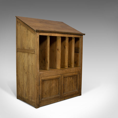 Antique Clerks Standing Desk, Victorian, Pine, Writing Table, Lectern c1890 - London Fine Antiques