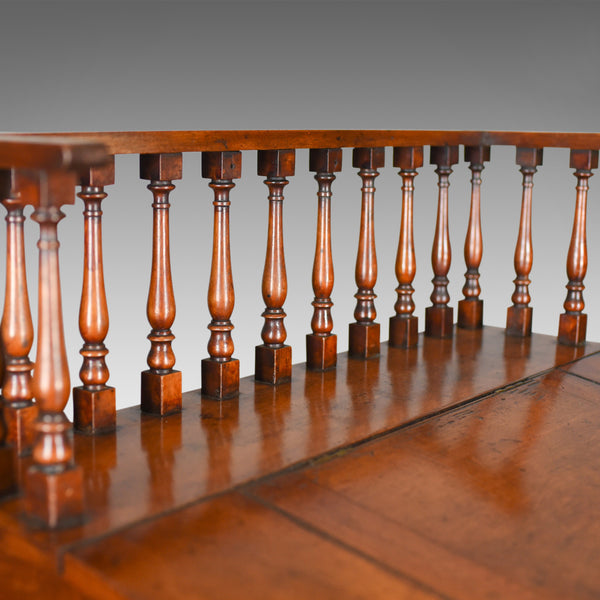 Antique Clerks Writing Desk, English, Victorian, Mahogany Tall Bureau Circa 1870 - London Fine Antiques