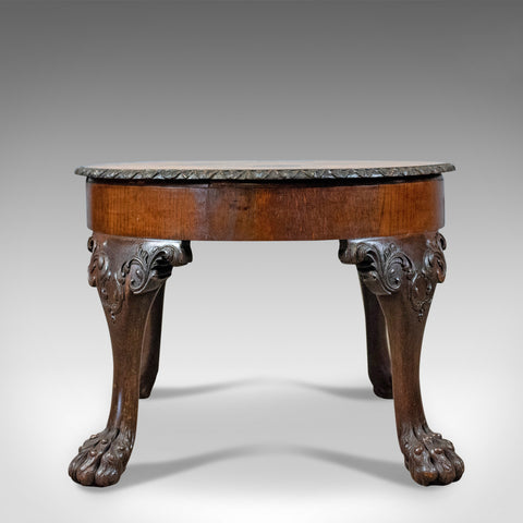 Antique Coffee Table, English, Victorian Side Table, Oak, Marquetry Circa 1870 - London Fine Antiques