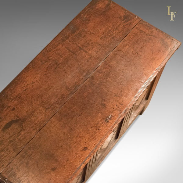 17th Century Oak Panelled Antique Coffer - London Fine Antiques