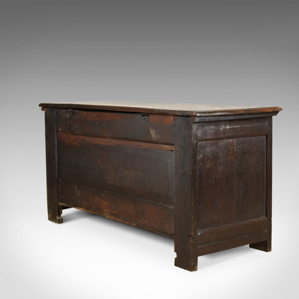 Antique Coffer, English, Georgian, Oak Joined Chest, Mid C18th Trunk Circa 1750 - London Fine Antiques