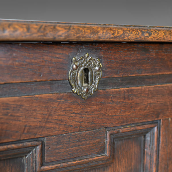 Antique Coffer, English, Georgian, Oak Joined Chest, Mid C18th Trunk Circa 1750 - London Fine Antiques