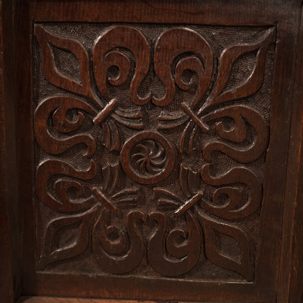 Antique Coffer, English Oak Joined Chest, Queen Anne Circa 1700 - London Fine Antiques