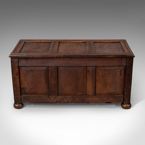 Antique Coffer, English Oak Joined Chest, Queen Anne Circa 1700 - London Fine Antiques
