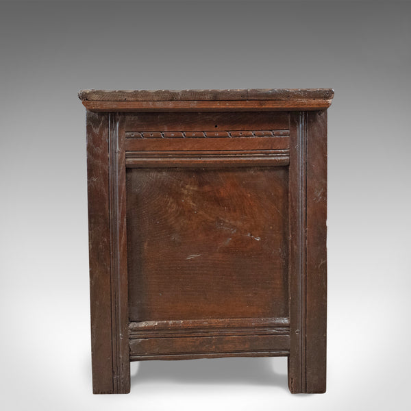 Antique Coffer, English, Oak, Joined Chest, Trunk, Late 17th Century, Circa 1700 - London Fine Antiques