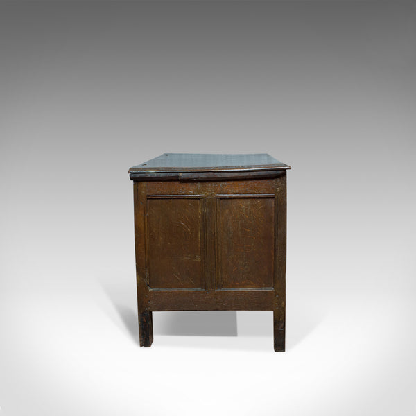 Antique Coffer, Large, English Oak, Joined Chest, Charles II Trunk, Circa 1685 - London Fine Antiques