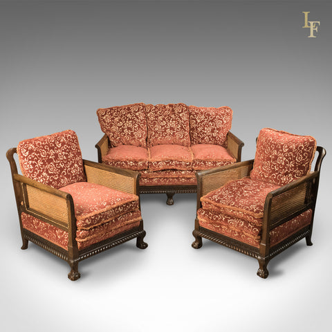 Antique Conservatory Suite, Edwardian Bergere c.1910 - London Fine Antiques