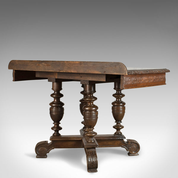 Antique Console Table, English, Oak, Victorian, Side, 19th Century, Circa 1880 - London Fine Antiques