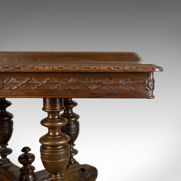 Antique Console Table, English, Oak, Victorian, Side, 19th Century, Circa 1880 - London Fine Antiques