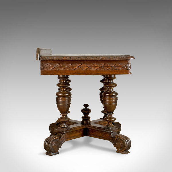 Antique Console Table, English, Oak, Victorian, Side, 19th Century, Circa 1880 - London Fine Antiques