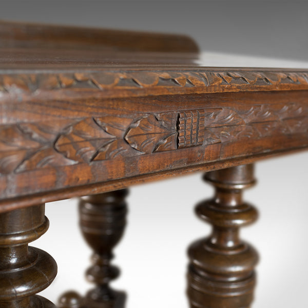 Antique Console Table, English, Oak, Victorian, Side, 19th Century, Circa 1880 - London Fine Antiques