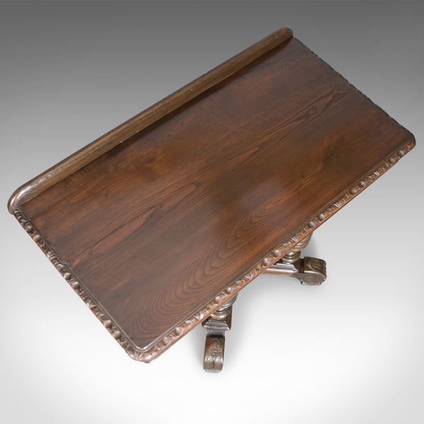 Antique Console Table, English, Oak, Victorian, Side, 19th Century, Circa 1880 - London Fine Antiques