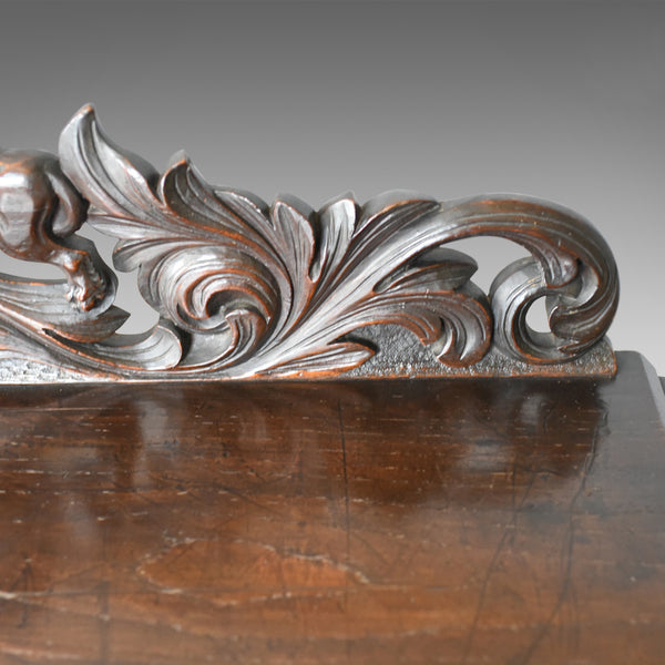 Antique Console Table, Mid 19th Century, Scottish, Oak, Carved, Side, Circa 1860 - London Fine Antiques