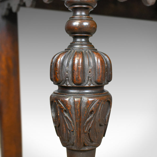 Antique Console Table, Mid 19th Century, Scottish, Oak, Carved, Side, Circa 1860 - London Fine Antiques