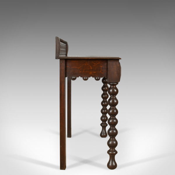Antique Console Table, Scottish, Oak, Carved, 19th Century Circa 1890 - London Fine Antiques