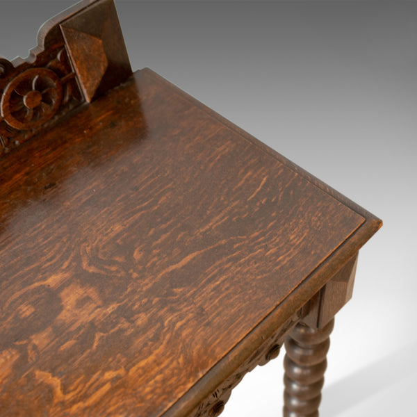 Antique Console Table, Scottish, Oak, Carved, 19th Century Circa 1890 - London Fine Antiques
