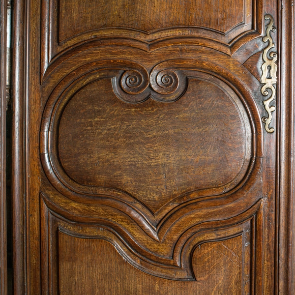 Antique Continental Armoire, French, Oak, Wardrobe, Mid-19th Century, Circa 1850 - London Fine Antiques