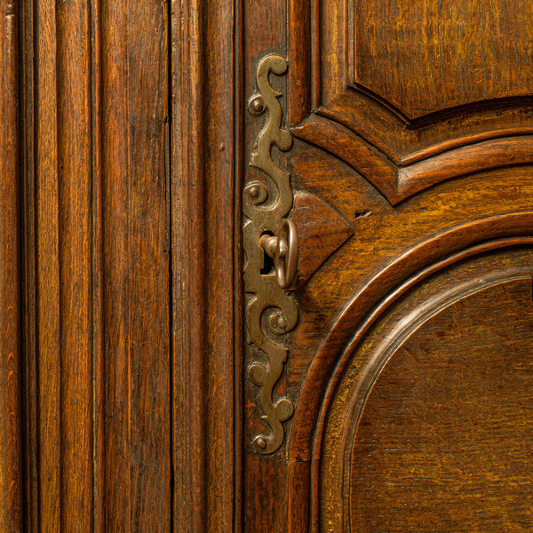 Antique Continental Armoire, French, Oak, Wardrobe, Mid-19th Century, Circa 1850 - London Fine Antiques