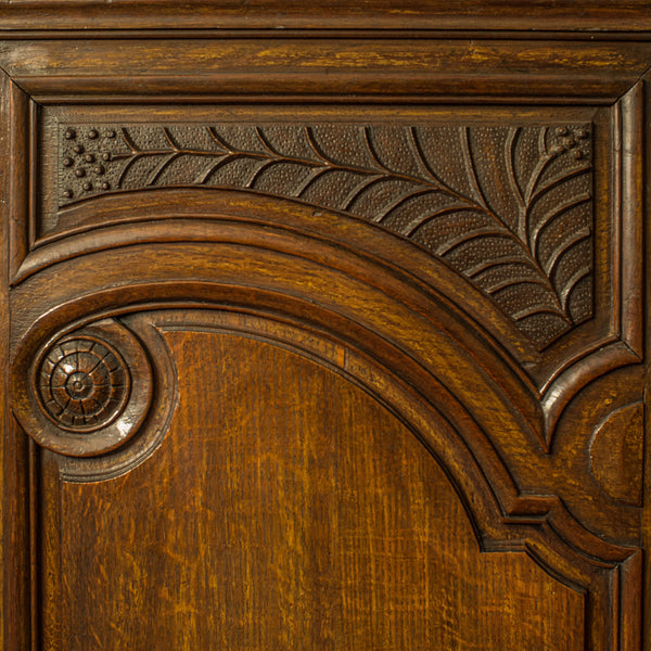 Antique Continental Armoire, French, Oak, Wardrobe, Mid-19th Century, Circa 1850 - London Fine Antiques