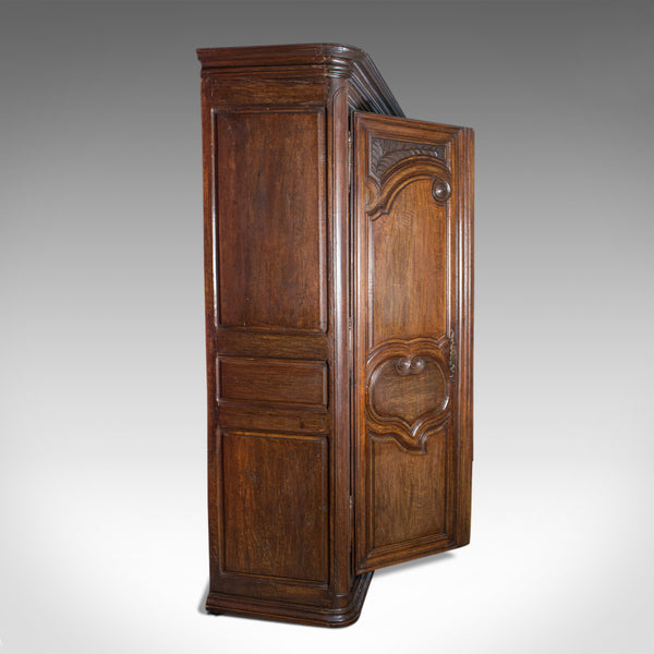 Antique Continental Armoire, French, Oak, Wardrobe, Mid-19th Century, Circa 1850 - London Fine Antiques