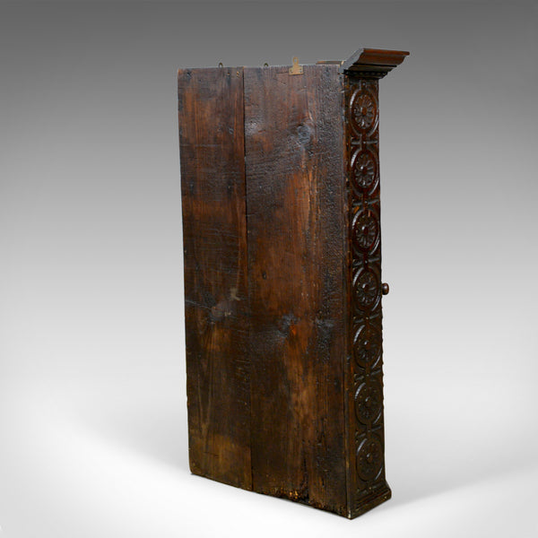 Antique Corner Cabinet, English, Georgian, Carved, Oak, Hanging Cupboard c.1760 - London Fine Antiques
