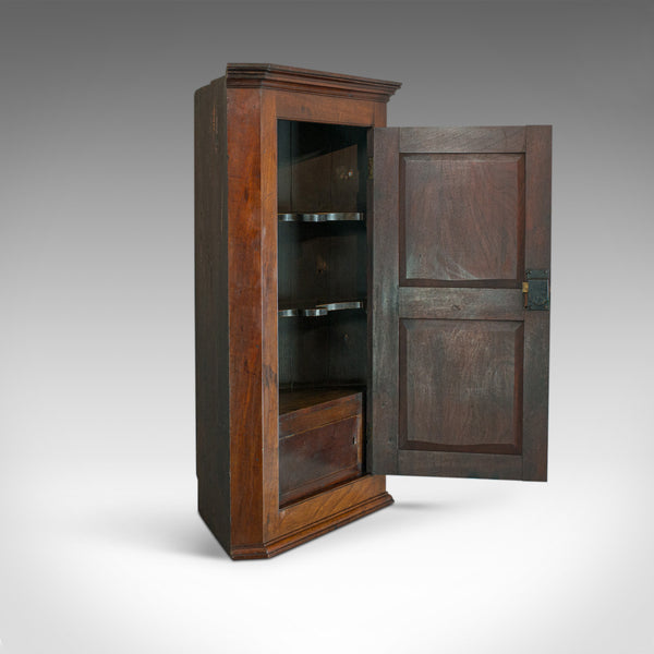 Antique Corner Cabinet, English, Georgian, Mahogany, Cupboard, Circa 1800 - London Fine Antiques