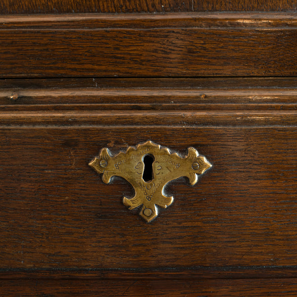 Antique Corner Cabinet, English, Georgian, Oak, Hanging, Cupboard, Circa 1780 - London Fine Antiques