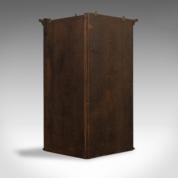 Antique Corner Cabinet, English, Georgian, Oak, Hanging, Wall Cupboard, c.1780 - London Fine Antiques