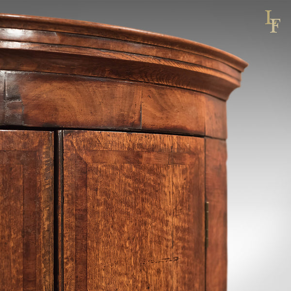 Antique Corner Cabinet, Georgian Hanging Cupboard c1780 - London Fine Antiques