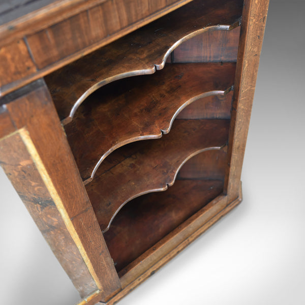 Antique Corner Cabinet, Oak, Mahogany Georgian, Glazed, Hanging, Cupboard, c1770 - London Fine Antiques