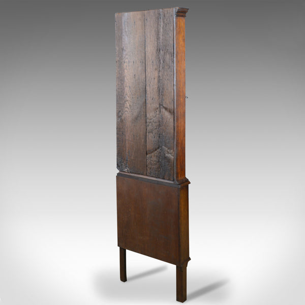 Antique Corner Cabinet on Stand, George III, Oak, Mahogany, c.1770 and Later - London Fine Antiques