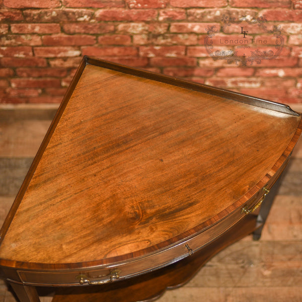 Edwardian Corner Table, C18th Revival, c.1910 - London Fine Antiques