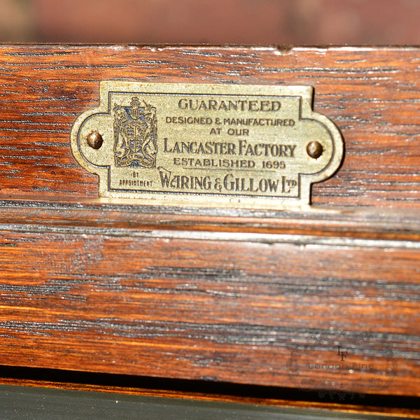Edwardian Corner Wardrobe, Waring & Gillow, c.1910 - London Fine Antiques
