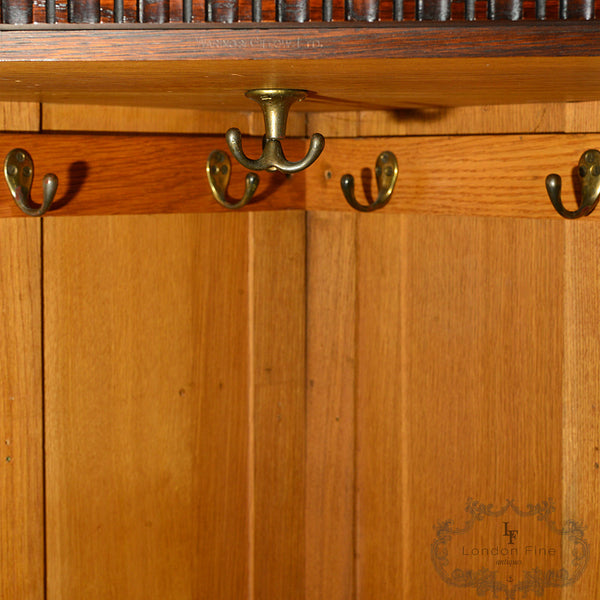 Edwardian Corner Wardrobe, Waring & Gillow, c.1910 - London Fine Antiques
