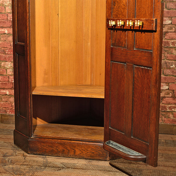 Edwardian Corner Wardrobe, Waring & Gillow, c.1910 - London Fine Antiques