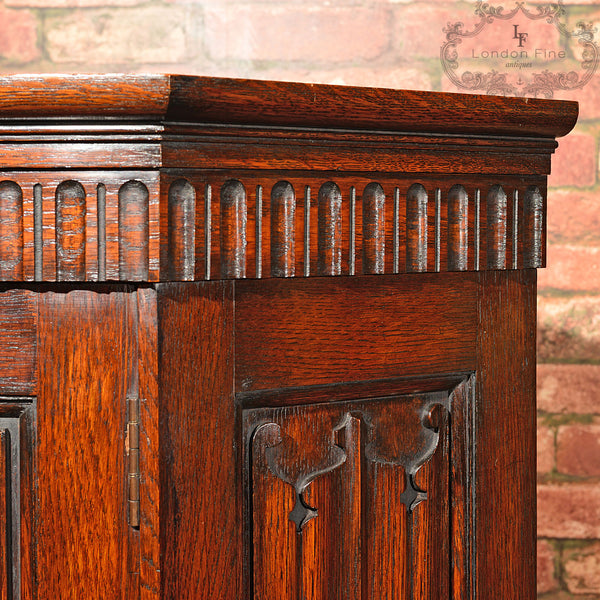 Edwardian Corner Wardrobe, Waring & Gillow, c.1910 - London Fine Antiques